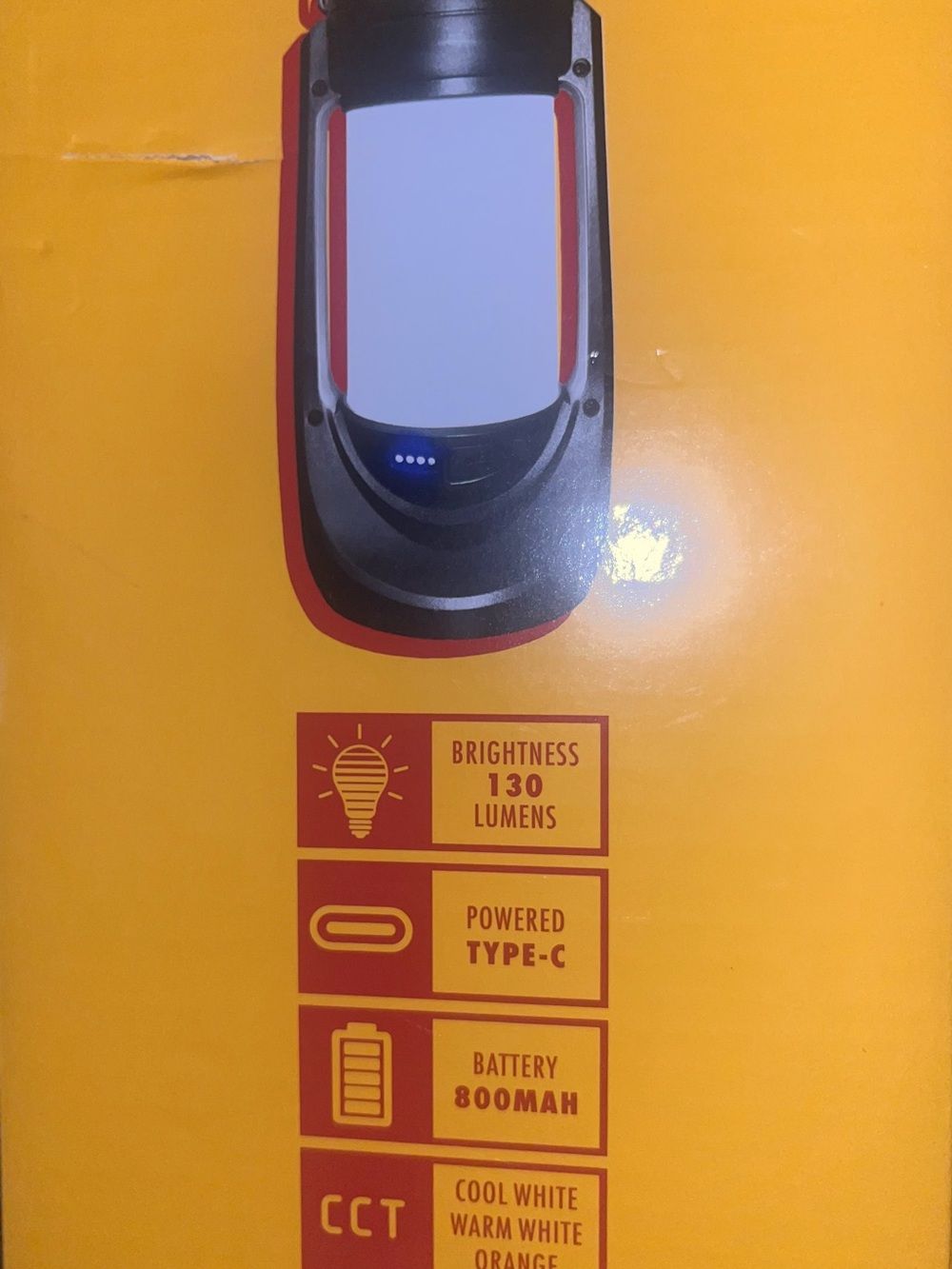 E-Circuit Camping Light Rechargeable Type C- USB - Picture 3 of 3